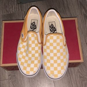 Yellow Checker Vans